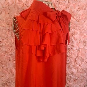 Banana Republic Ruffle Sleeveless Top